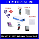 Multifunction 3G Mifi Wireless + Mobile Power Bank + Repeater